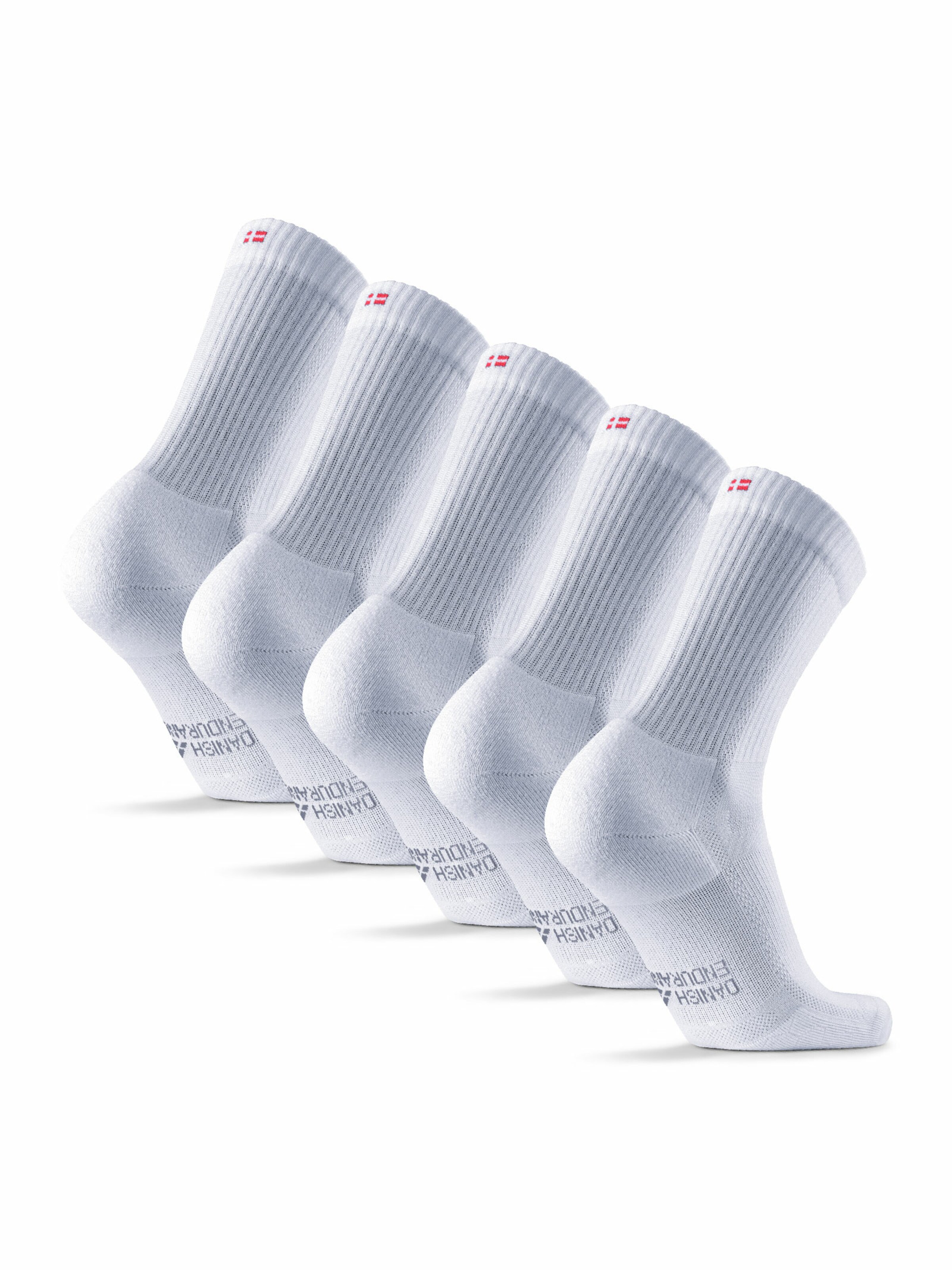 DANISH ENDURANCE Sports socks in White