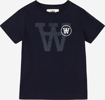 WOOD WOOD - Camiseta 'Ola' en azul: frente