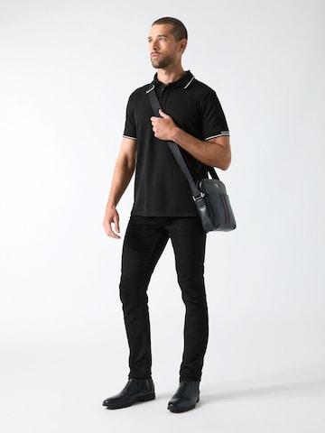 GUESS Slimfit Jeans 'M6YAN1D1486' i sort