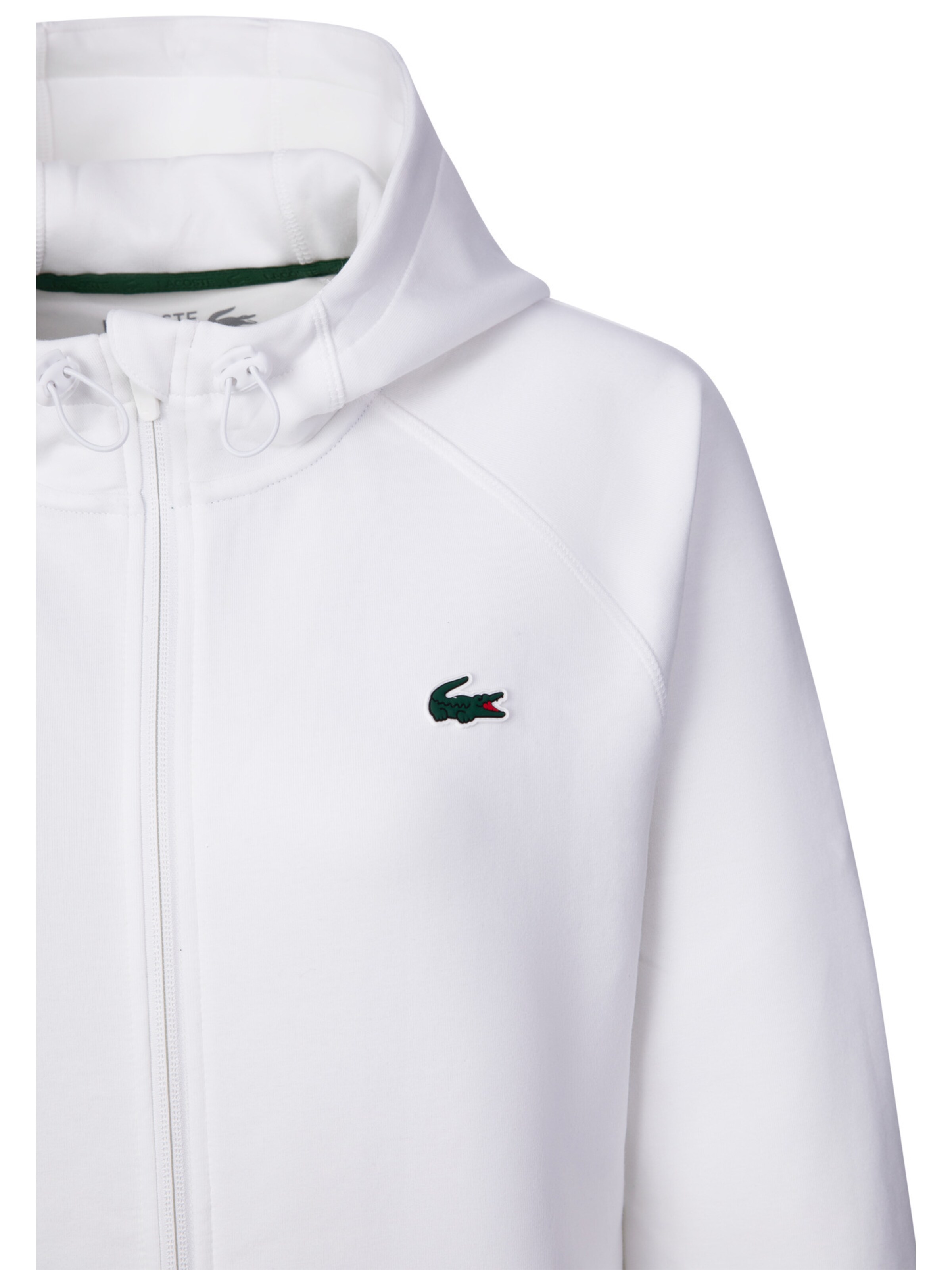 Veste de survêtement LACOSTE en blanc