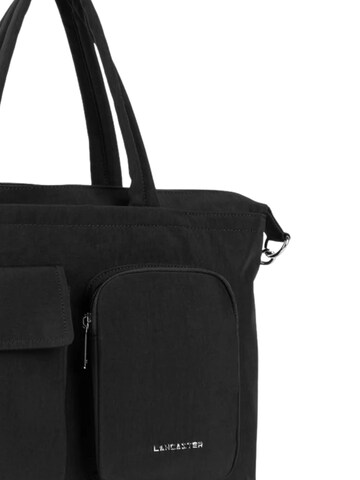 LANCASTER Paris Håndtaske 'Lancaster Sac à main bowling Zippé Basic Pocket Noir' i sort