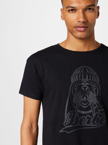 T-Shirt 'Walross' Derbe en noir