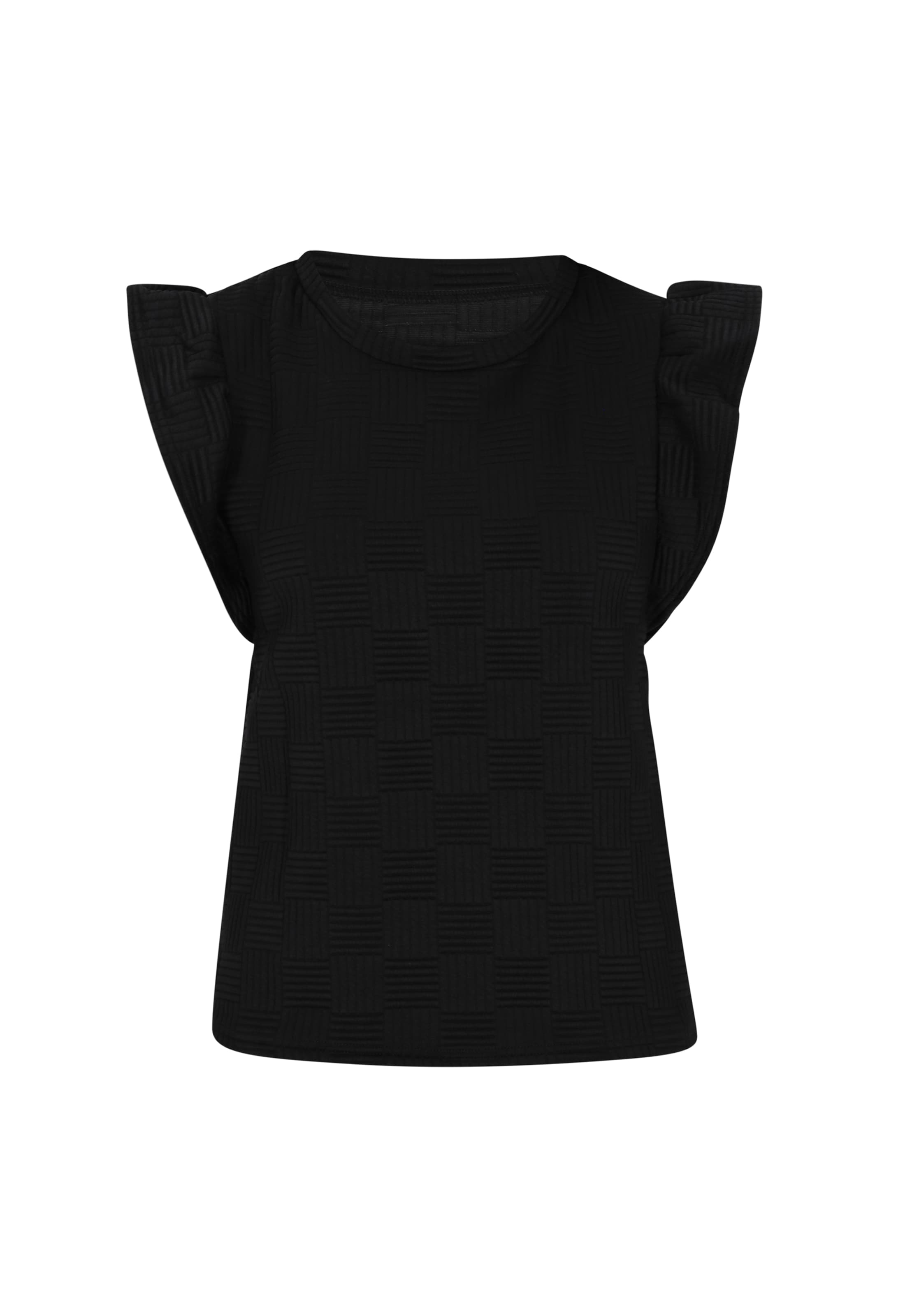 NALLY - Blusa 'Fashion Look' em preto: frente