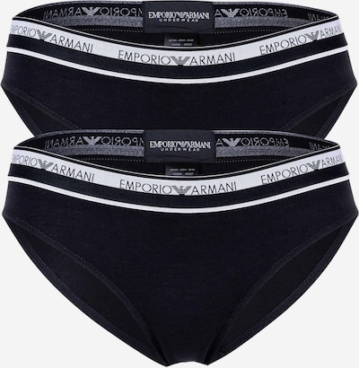 Slip Emporio Armani di colore nero / bianco, Visualizzazione prodotti