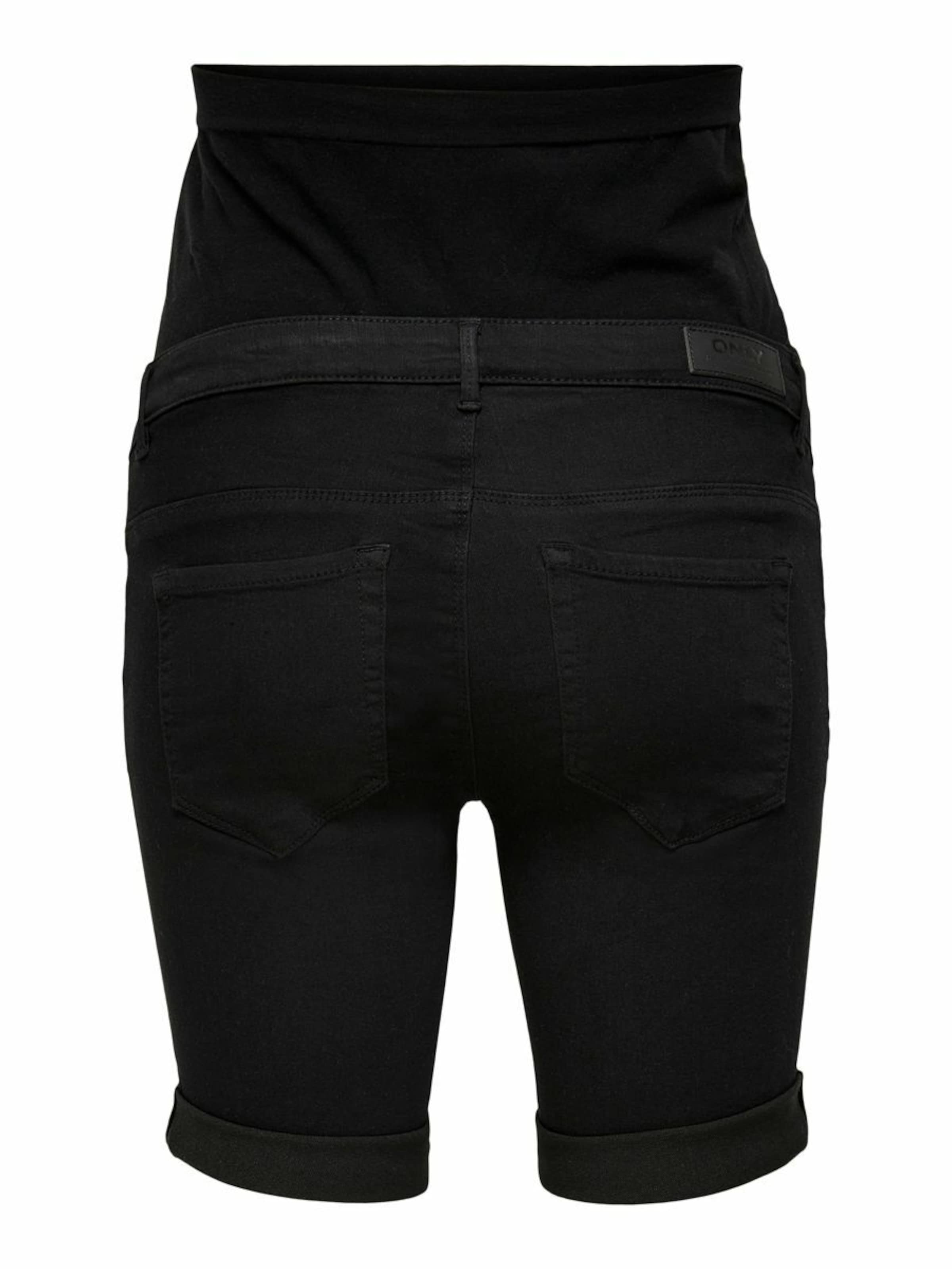 Only Maternity Kitsas Teksapüksid 'Rain', värv must