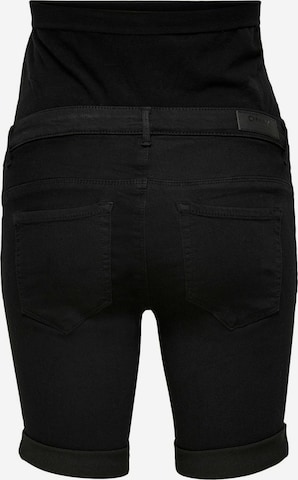 Only Maternity Skinny Jeans 'Rain' in Zwart