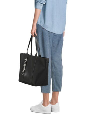 Tommy Jeans Shopper 'City Bolt' in Schwarz