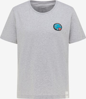 SOMWR Shirt 'ACTIVIST TEE' in Grey: front