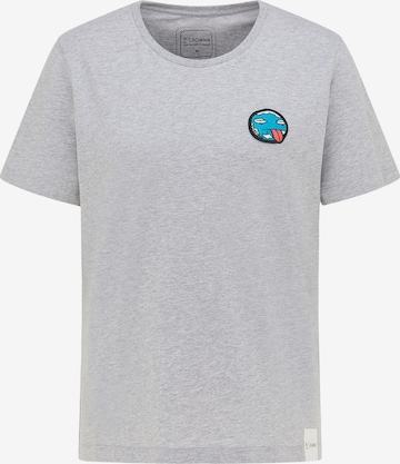 SOMWR Shirt 'ACTIVIST TEE' in Grey: front