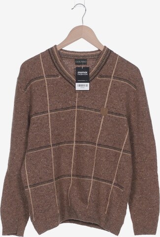Golfino Sweater & Cardigan in M-L in Brown: front