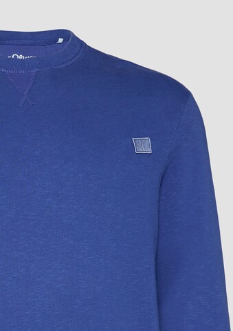 Sweat-shirt s.Oliver en bleu