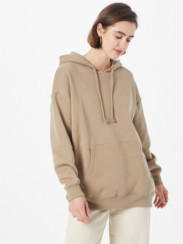 PIECES Sweatshirt 'Chilli' in Brown: front