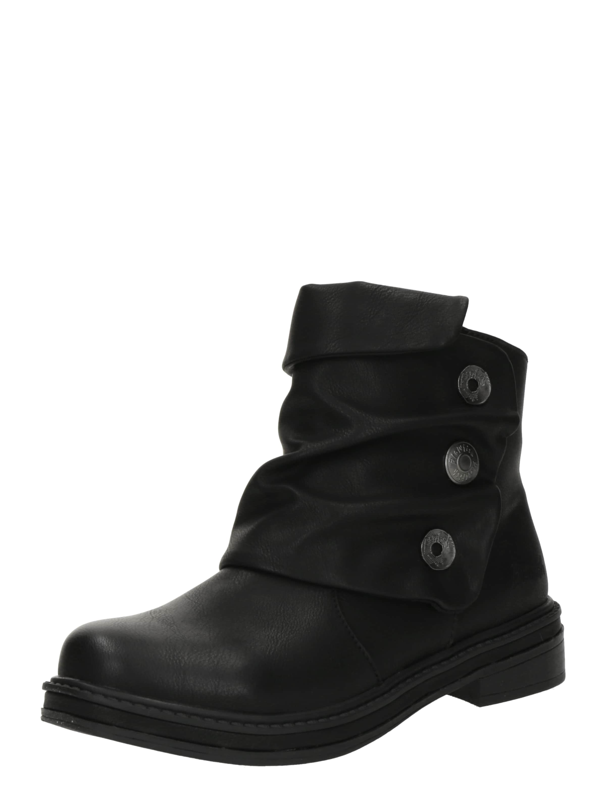 Blowfish Malibu Enkellaarsjes 'KAY-KAY-B' in Zwart: voorkant