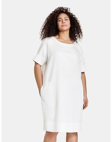 SAMOON Dress in White: front
