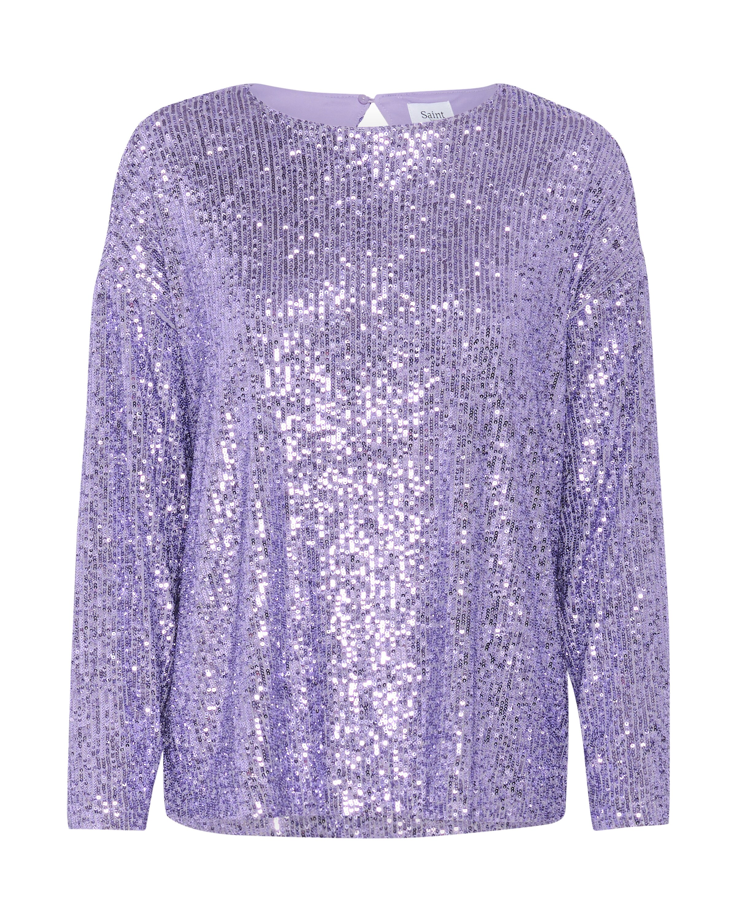 SAINT TROPEZ Bluse 'Reyana' i lilla: forside