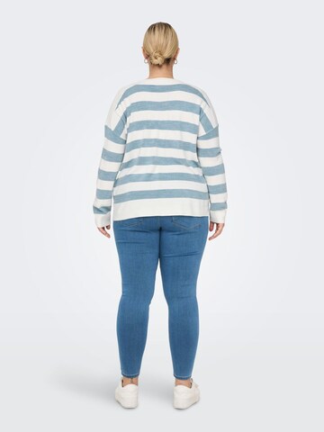 ONLY Carmakoma Sweater in Blue