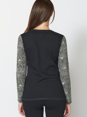 KOROSHI Shirt in Schwarz