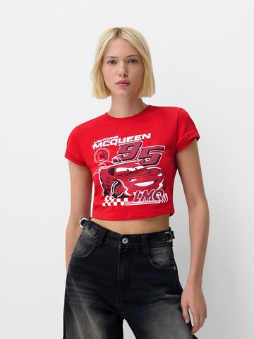 Maglietta di Bershka in rosso: frontale