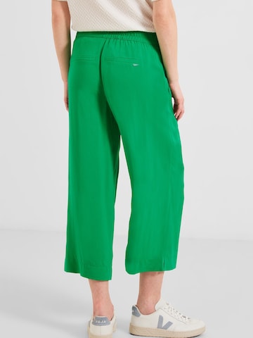 CECIL Wide leg Pants 'Neele' in Green