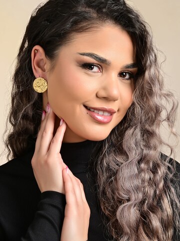 Akzent Earrings 'wasserfest' in Gold: front
