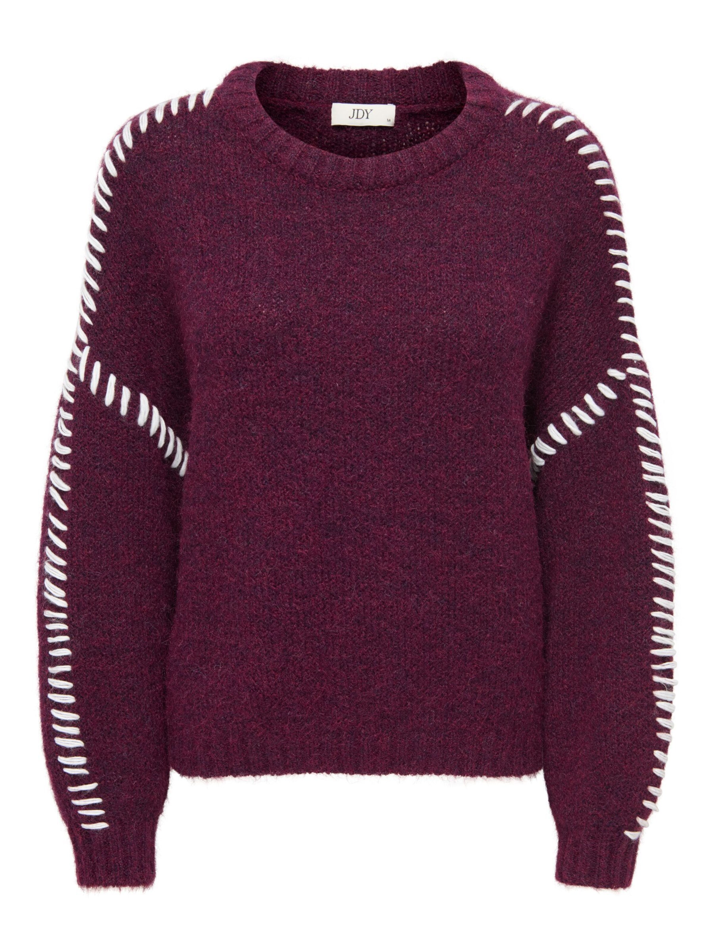 JDY Sweater 'JDYZoey' in Red: front