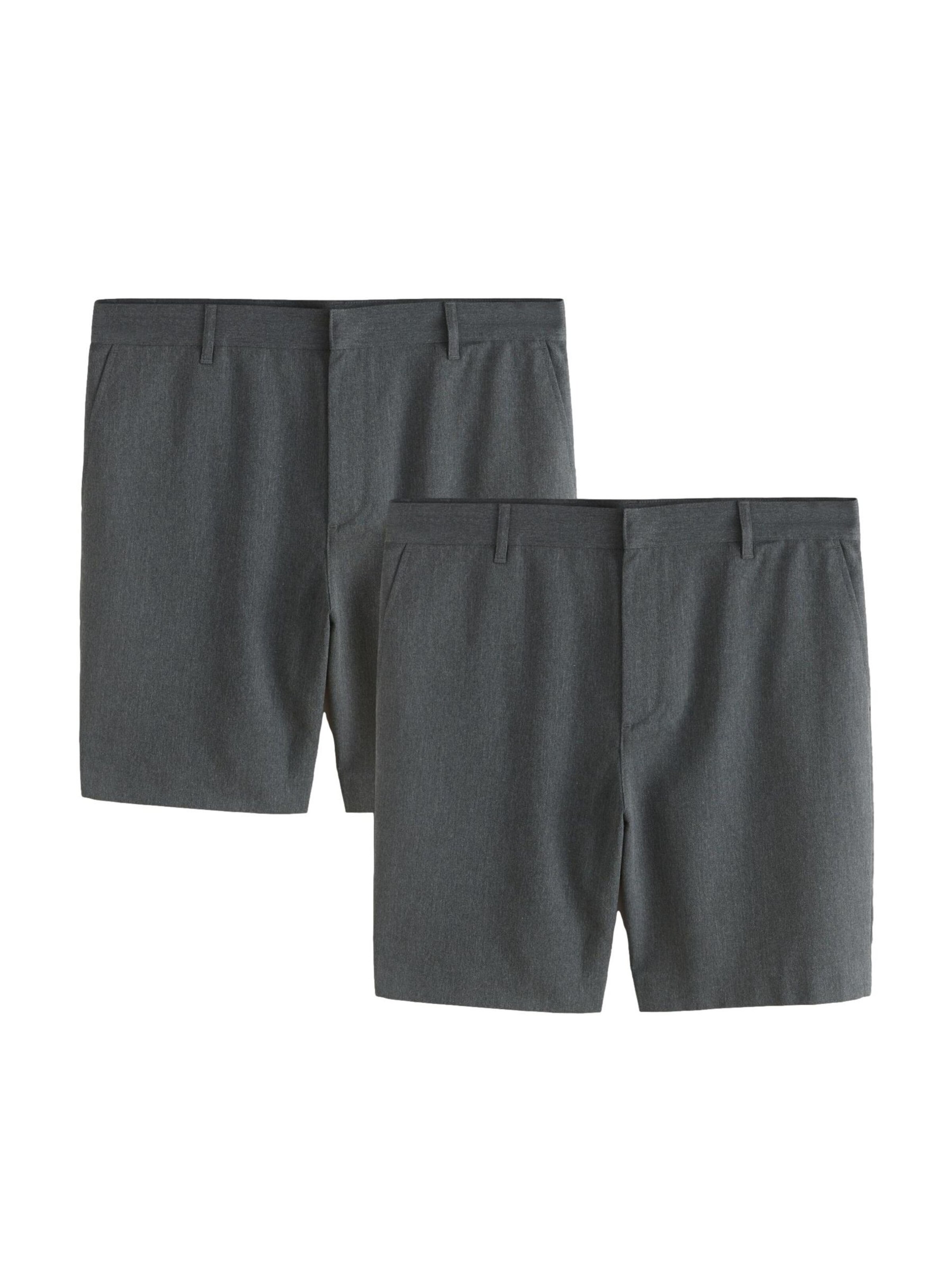 Next Regular Shorts 'Smart' in Grau: Vorderseite