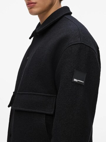 KARL LAGERFELD JEANS Prehodna jakna | črna barva
