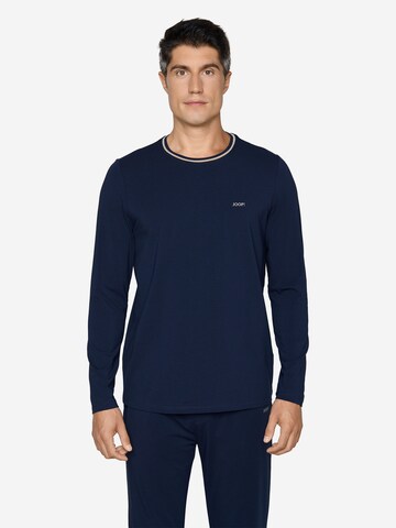 JOOP! Longsleeve ' Loungewear ' in Blau: Vorderseite