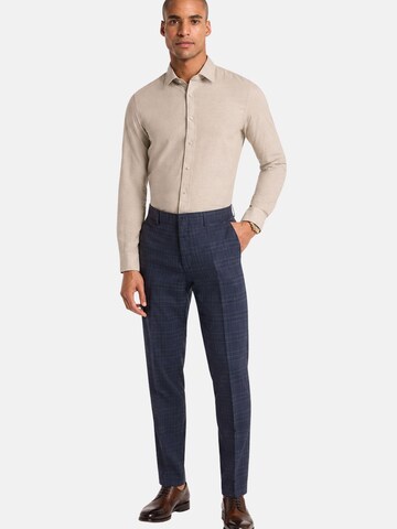 Coupe regular Chemise business 'COTTON LINEN SLIM SHIRT' Michael Kors en beige