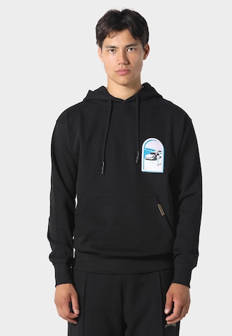 Pas De Monaco Sweatshirt '911' in Black: front