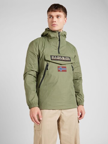 Veste mi-saison 'RAINFOREST' NAPAPIJRI en vert : devant