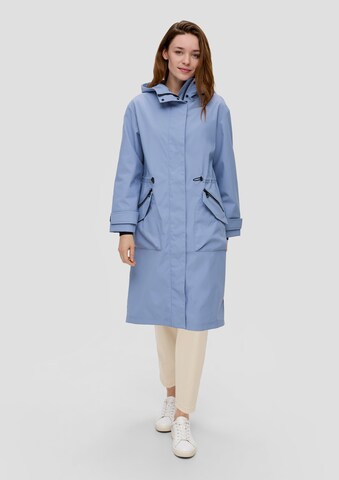 s.Oliver Between-Seasons Coat in Blue: front