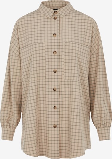 PIECES Bluse in beige / grün, Produktansicht