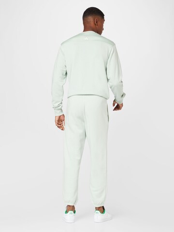 Effilé Pantalon de sport 'Essentials Feelvivid  Fleece Straight' ADIDAS SPORTSWEAR en vert