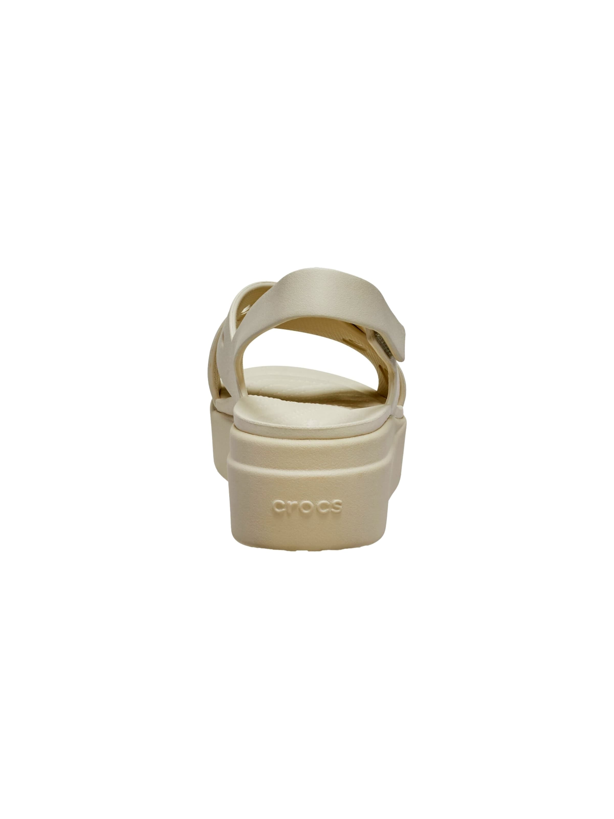 Sandales 'Klettsandalen Brooklyn 4u cross strap' Crocs en beige