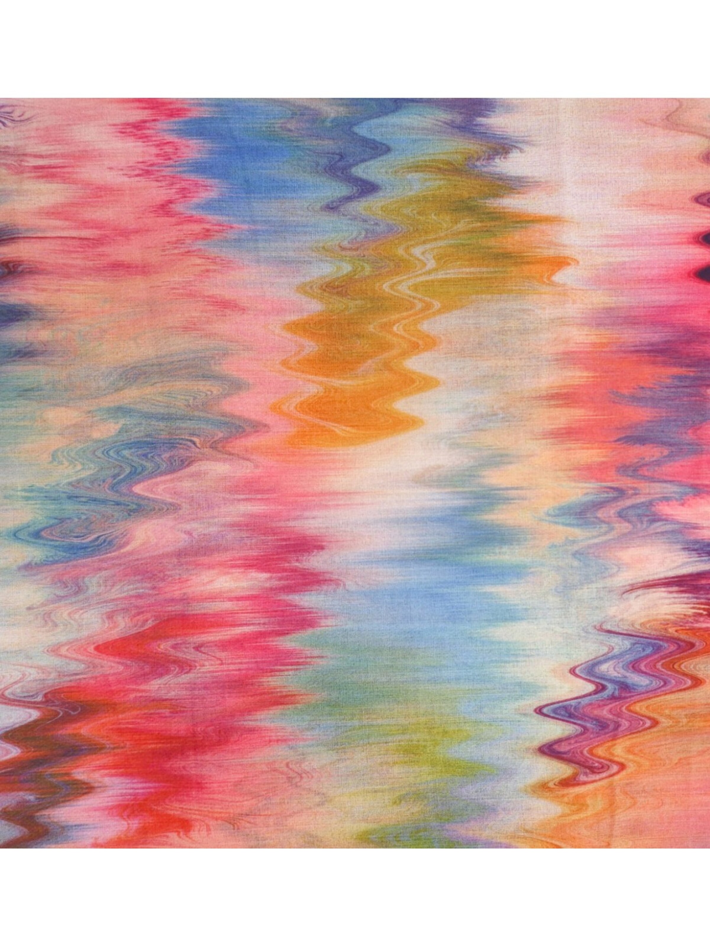 styleBREAKER Schal 'Loop Schal mit Aquarell Wellenmuster'‌‌‌ in Mischfarben