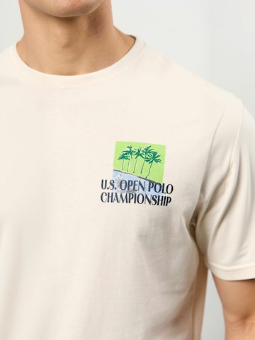 U.S. POLO ASSN. Regular Fit T-shirt ' UMDalha ' in Grau