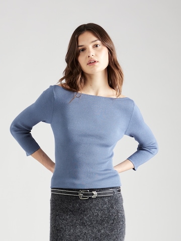 rosemunde - Pullover em azul: frente