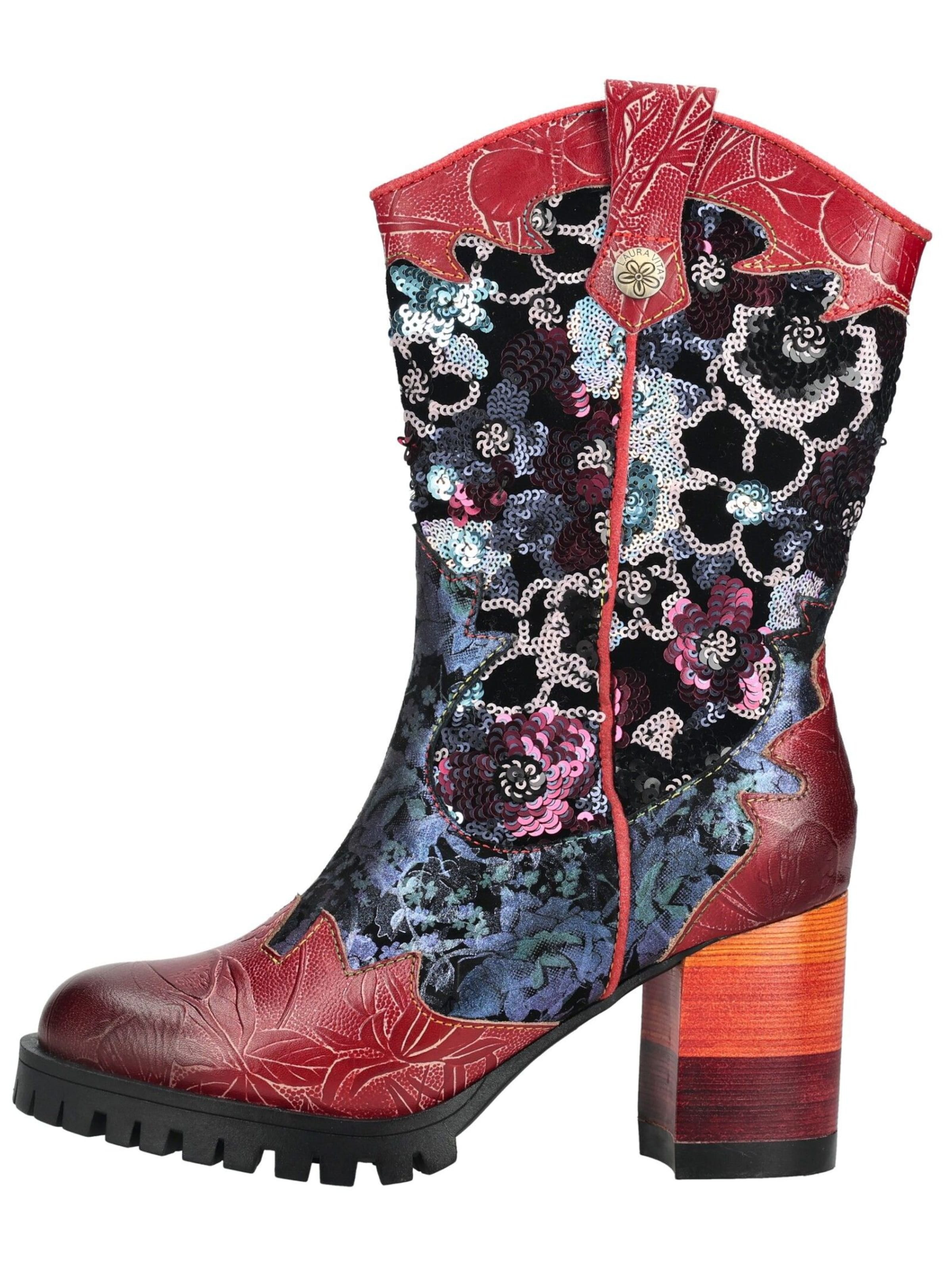 Bottes Laura Vita en rouge