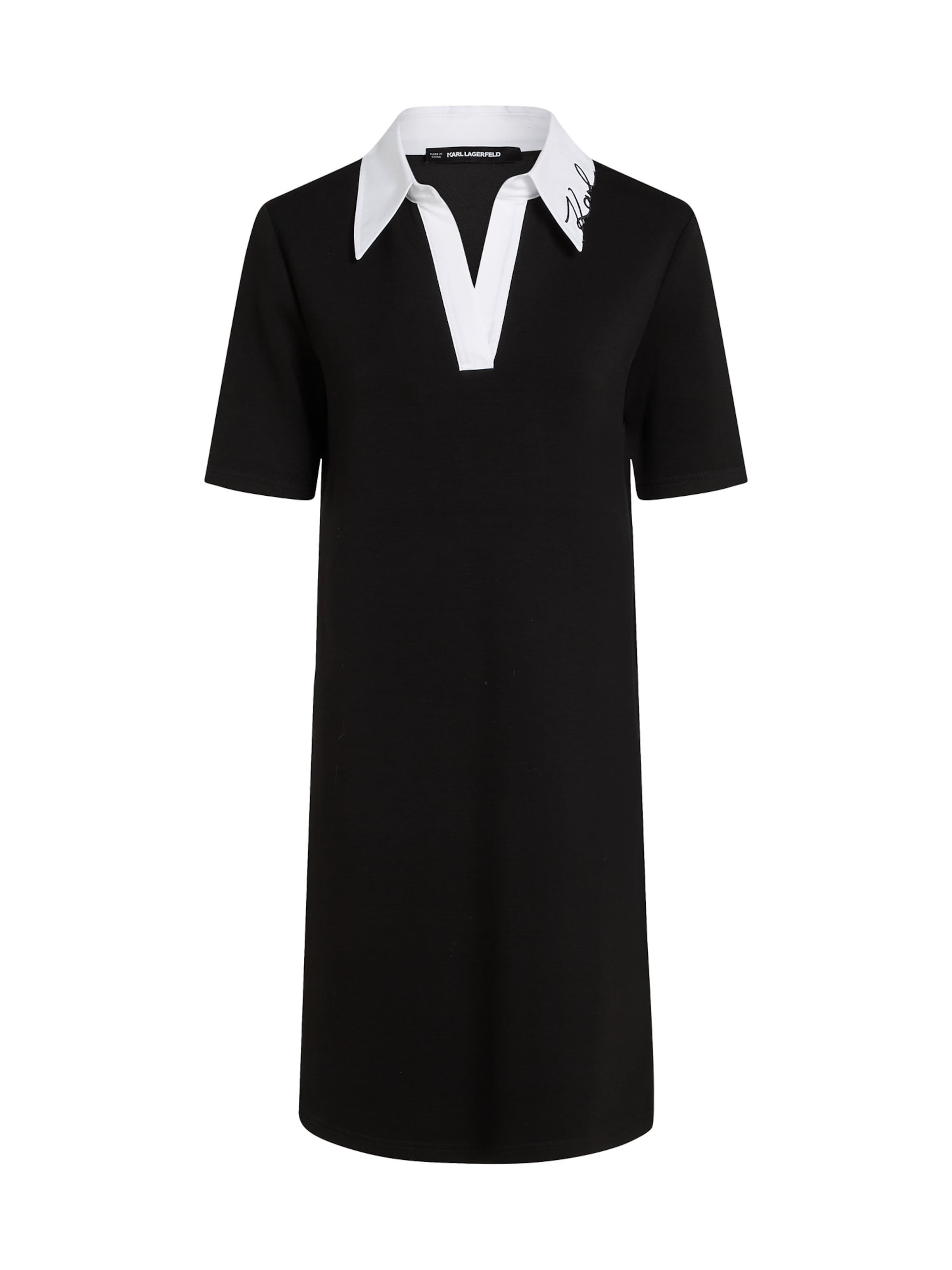 Karl LagerfeldHaljina - crna boja: prednji dio