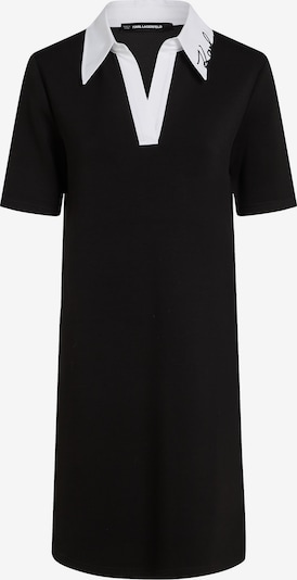 Suknelė iš Karl Lagerfeld, spalva – juoda / natūrali balta, Prekių apžvalga