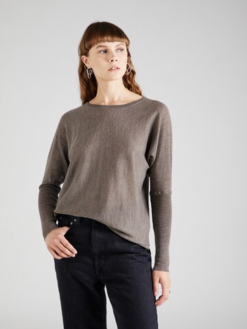 Pull-over 'Pippa' Claire en marron : devant