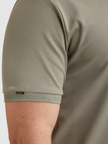 T-Shirt 'Polo shirt in interlock jersey with texture' VANGUARD en vert