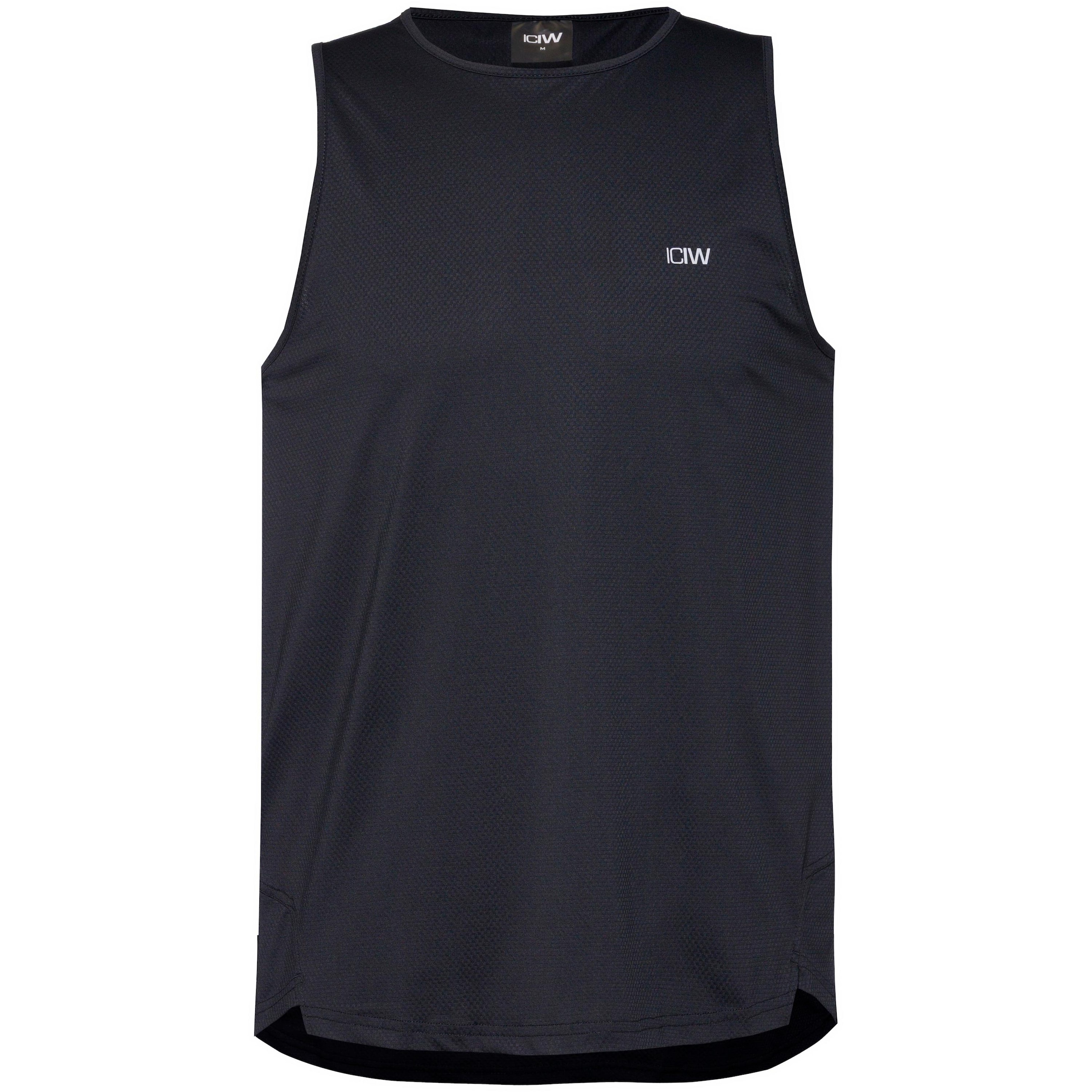 ICANIWILL Performance Shirt 'Stride' in Black: front