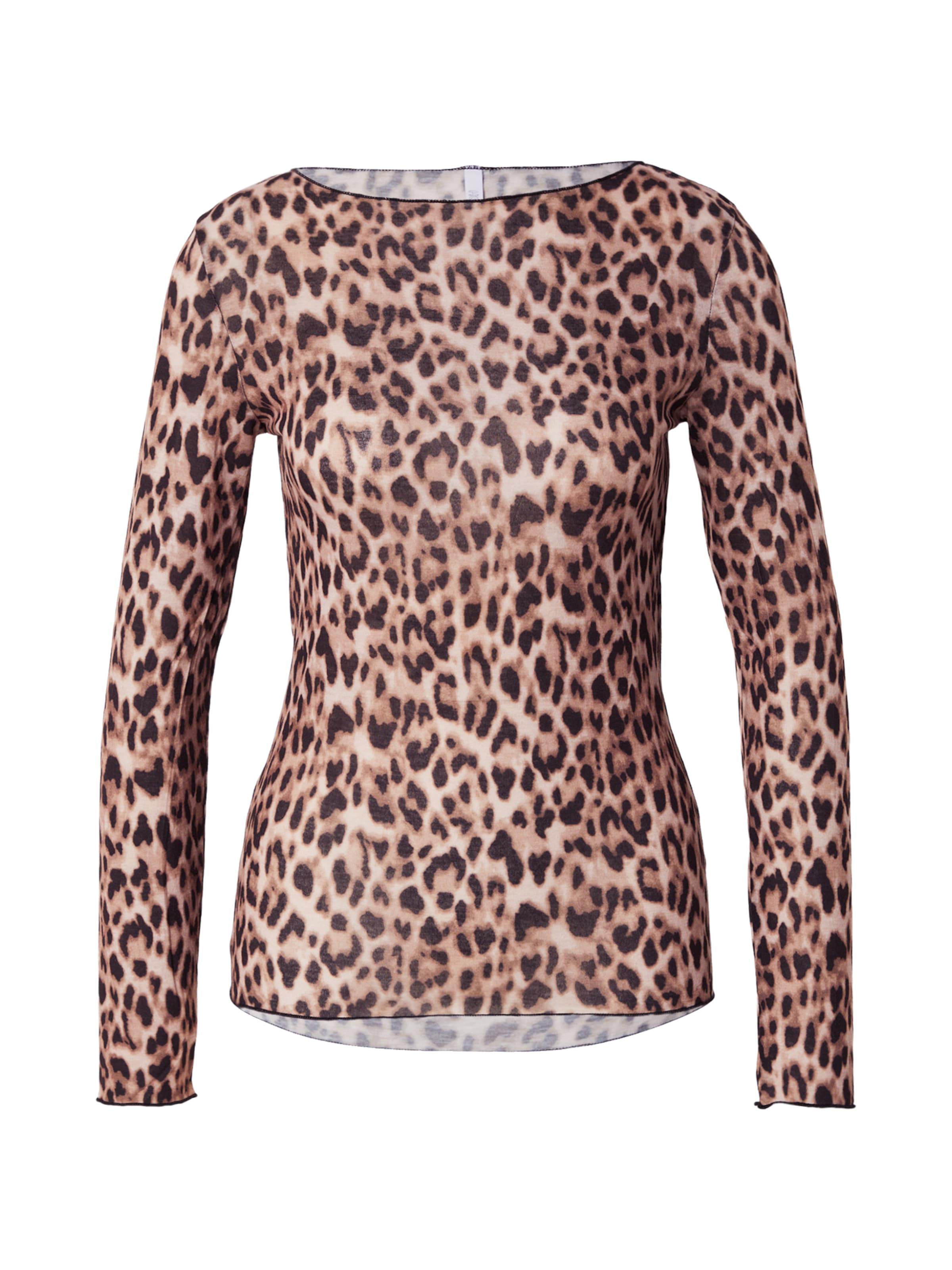Hailys Camisa 'Mi44ri' em XS em bege / mocha / castanho escuro, Vista do artigo