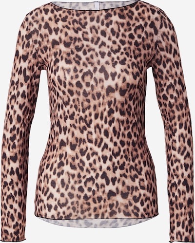 Hailys Shirt 'Mi44ri' in XS in Beige / Mocha / Dark brown, Item view