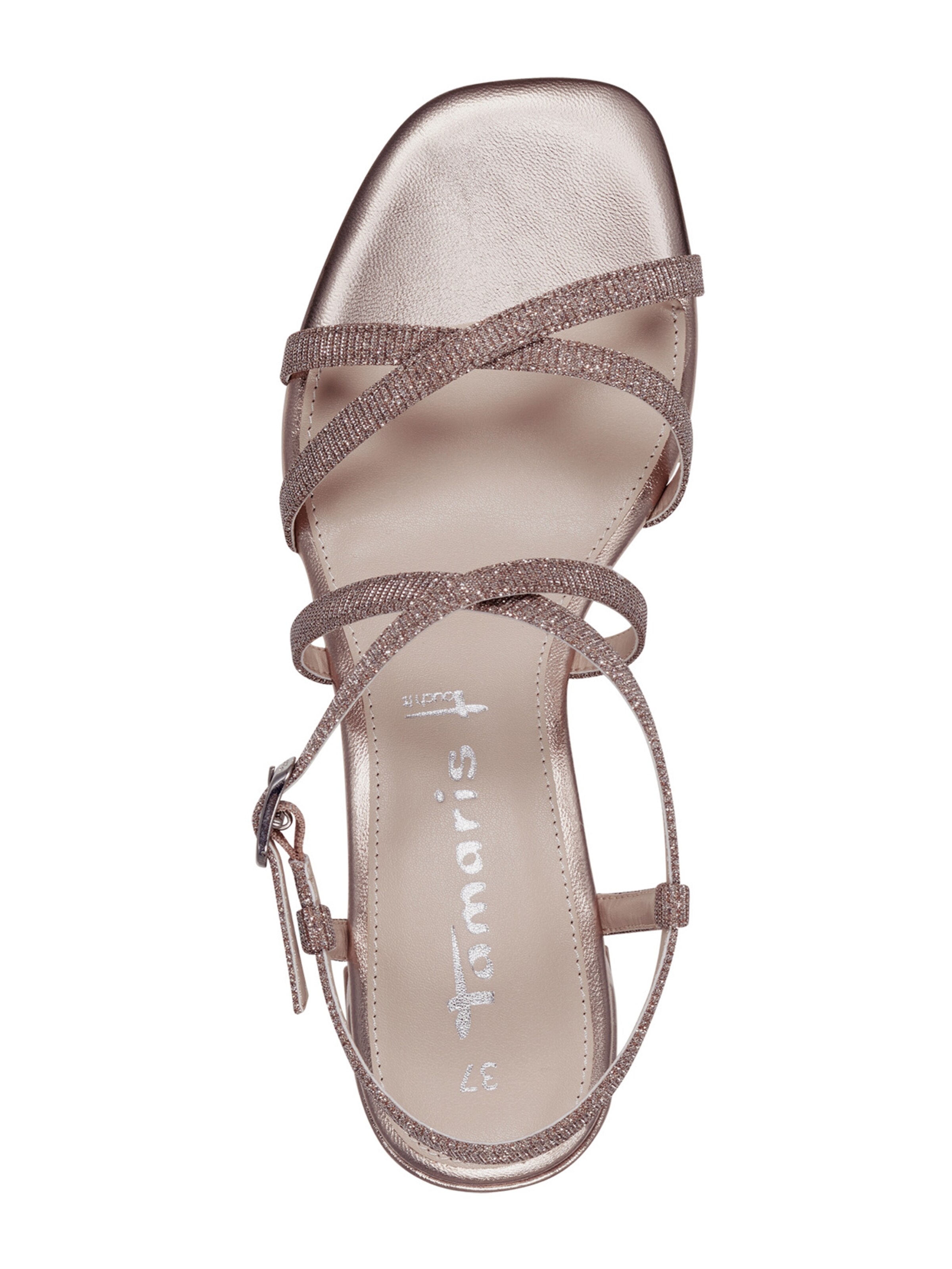 Tamaris Босоножки с ремешком в Ярко-розовый