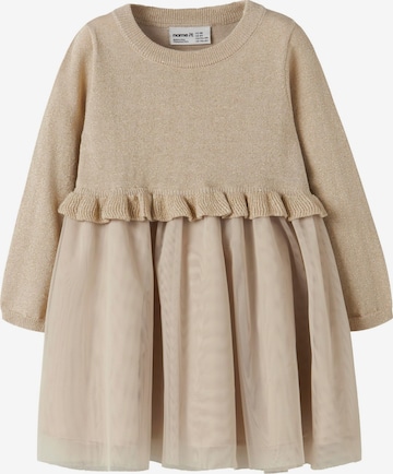NAME IT - Vestido en beige: frente