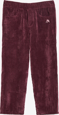 s.Oliver Tapered Broek 'Toni' in Rood: voorkant