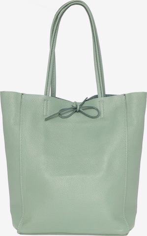 Zwillingsherz Shoulder Bag in Green: front